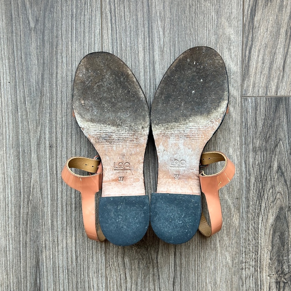 LOQ Aleta Terracotta Patent Leather Sandals | 37 - Picture 7 of 12